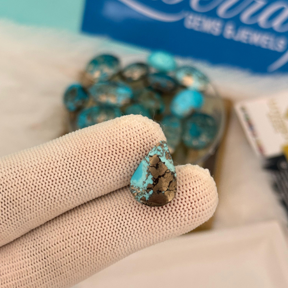 Natural Irani Firoza (Turquoise) – 11.03 Carat / Ratti | Lab Certified Gemstone