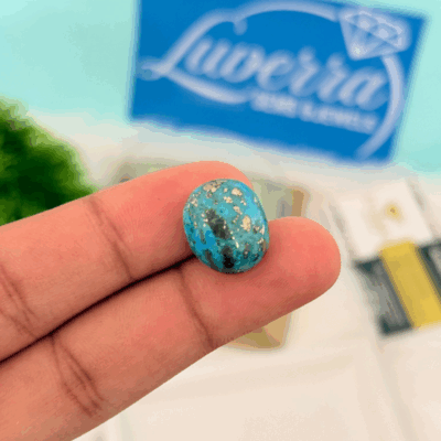 Natural Irani Firoza (Turquoise) – 16.46 Carat / Ratti | Lab Certified Gemstone