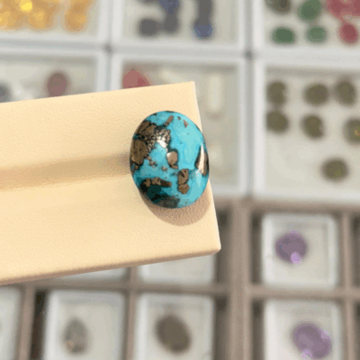 Natural Irani Firoza (Turquoise) – 18.35 Carat / Ratti | Lab Certified Gemstone