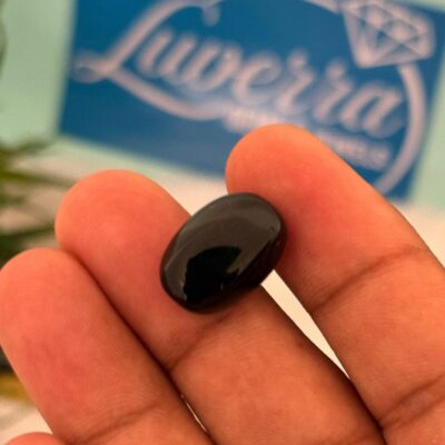 Buy 10 Carat / Ratti – Natural Black Hakik (Agate) – Certified Gemstone for Protection, Power & Positivity