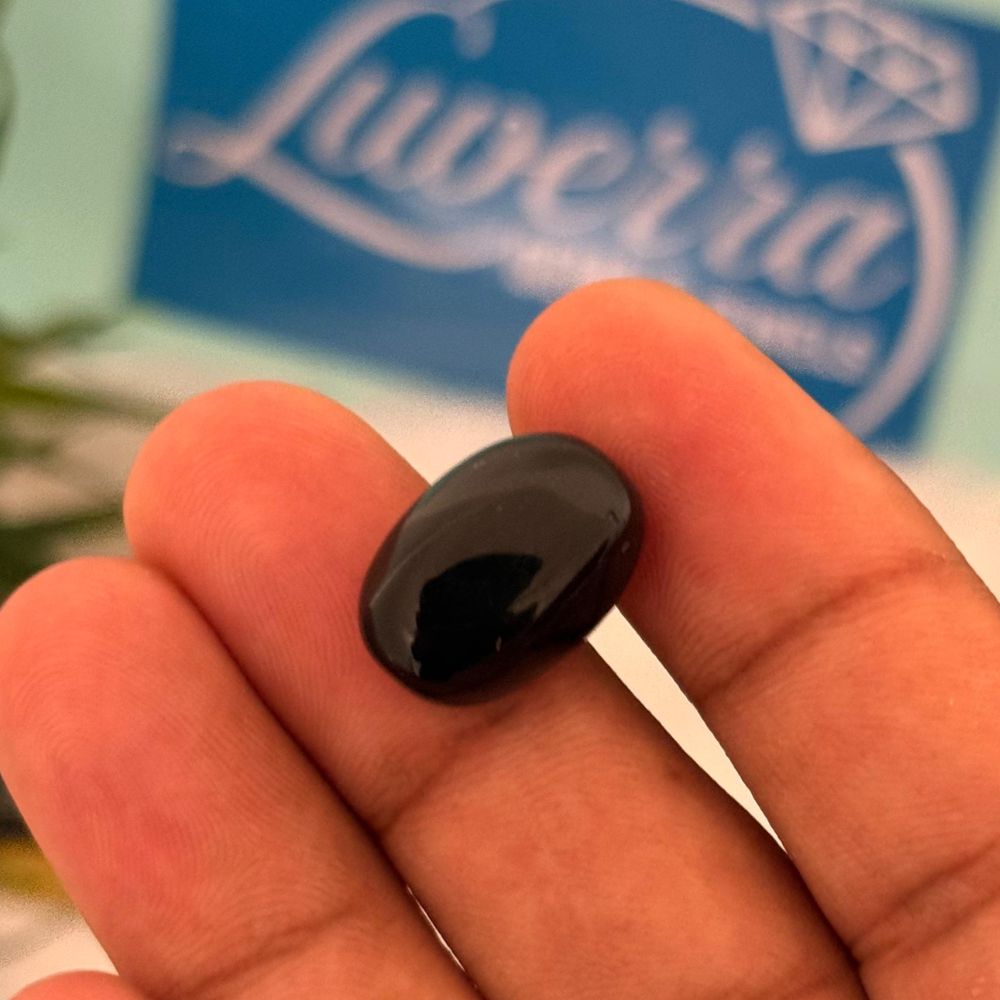 Buy 10 Carat / Ratti – Natural Black Hakik (Agate) – Certified Gemstone for Protection, Power & Positivity