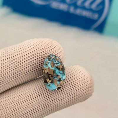 Natural Irani Firoza (Turquoise) – 10.40 Carat / Ratti | Lab Certified Gemstone