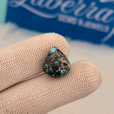 Natural Irani Firoza (Turquoise) – 9.68 Carat / Ratti | Lab Certified Gemstone