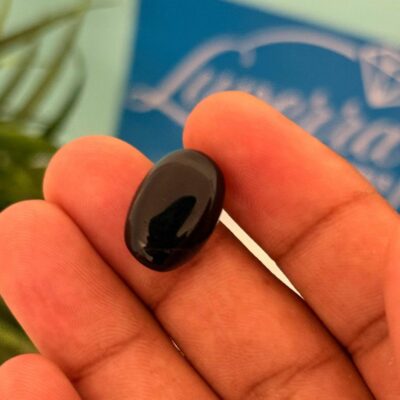 Buy 16 Carat / Ratti – Natural Black Hakik (Agate) – Certified Gemstone for Protection, Focus & Spiritual Shielding