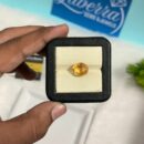 Buy 6.40 Carat / Ratti – Natural Citrine (Sunela) – Certified Gemstone for Wealth, Growth & Energy Cleansing