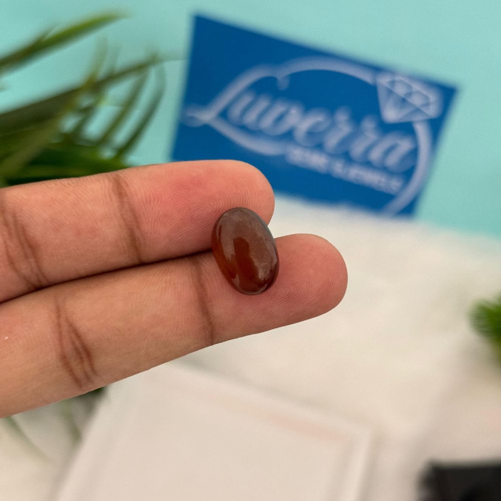 Buy 16 Carat / Ratti – Natural Red Agate (Yamni Hakik) – Certified Protective Gemstone for Strength & Energy