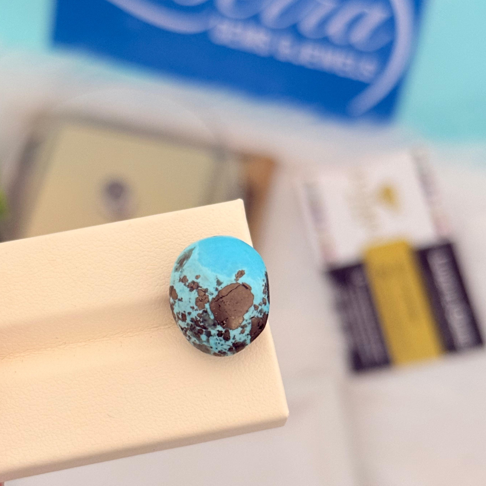 Natural Irani Firoza (Turquoise) – 18.52 Carat / Ratti | Lab Certified Gemstone