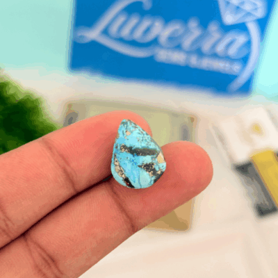 Natural Irani Firoza (Turquoise) – 14.40 Carat / Ratti | Lab Certified Gemstone