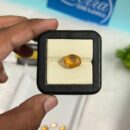 Buy 8.50 Carat – Natural Citrine (Sunela) Gemstone | Certified & Untreated | Energized Jupiter (Guru) Stone for Wealth & Success