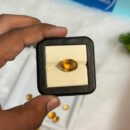 Buy 9.10 Carat – Natural Citrine (Sunela) Gemstone | Untreated & Certified | Energized Gem for Wealth, Wisdom & Jupiter Strength