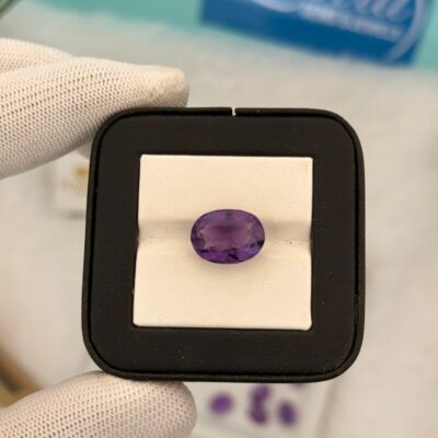 Buy 9.21 Carat Natural Amethyst – Certified & Vedic Energized Gemstone