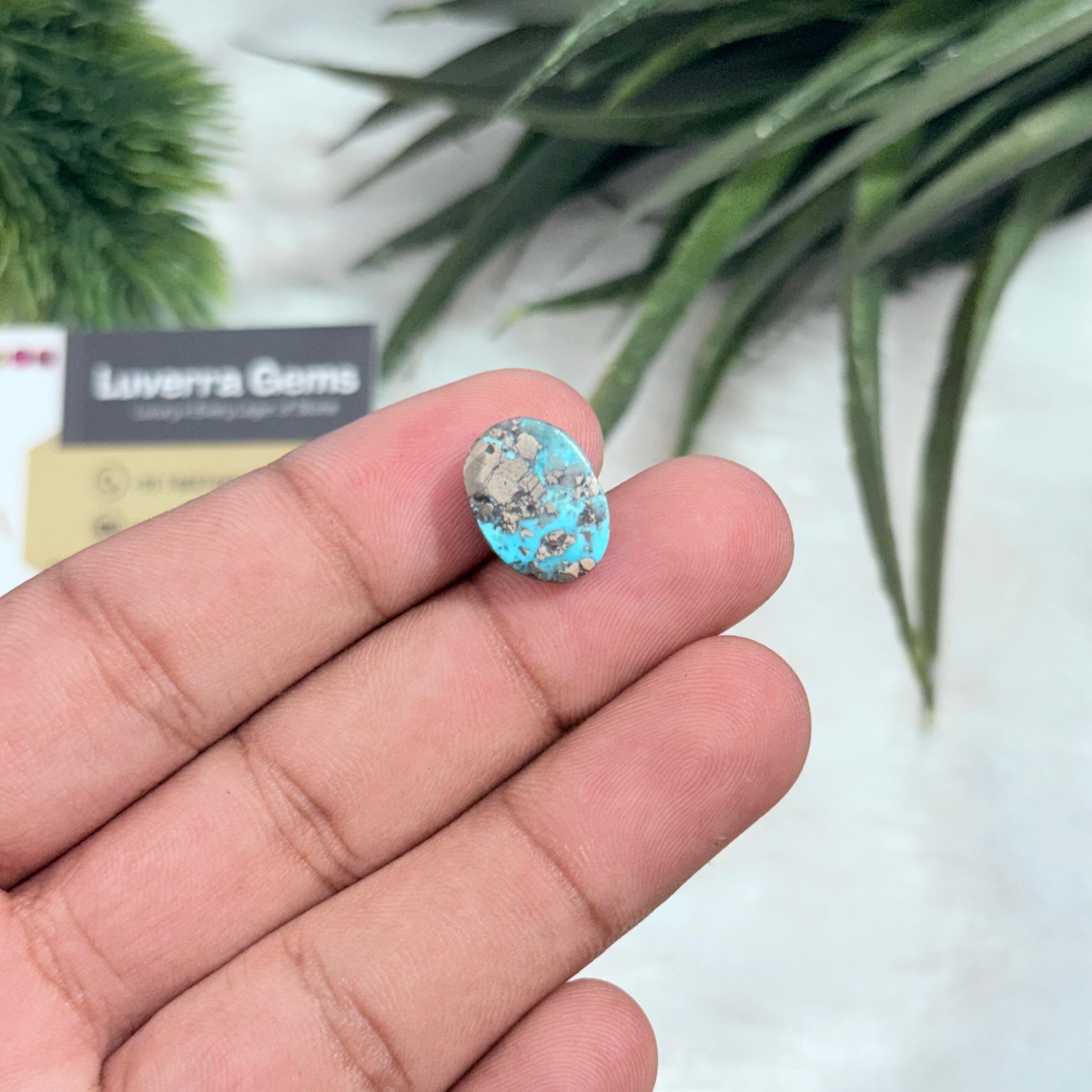 Buy 7.23 Carat / Ratti – Natural Irani Feroza Gemstone | Powerful Healing & Energy Stone