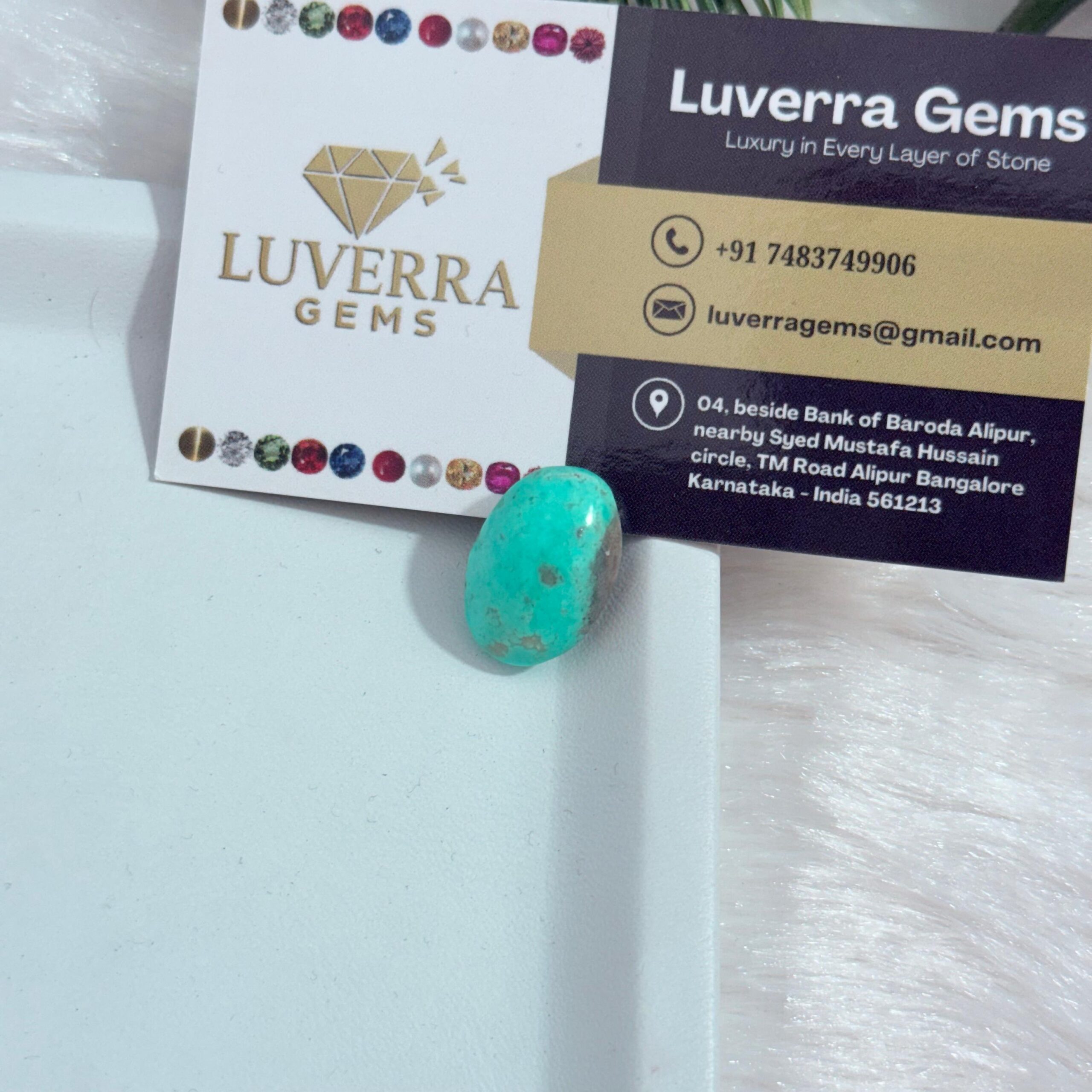 Buy 14.92 Carat / Ratti – Natural Irani Feroza Gemstone | Powerful Healing & Energy Stone