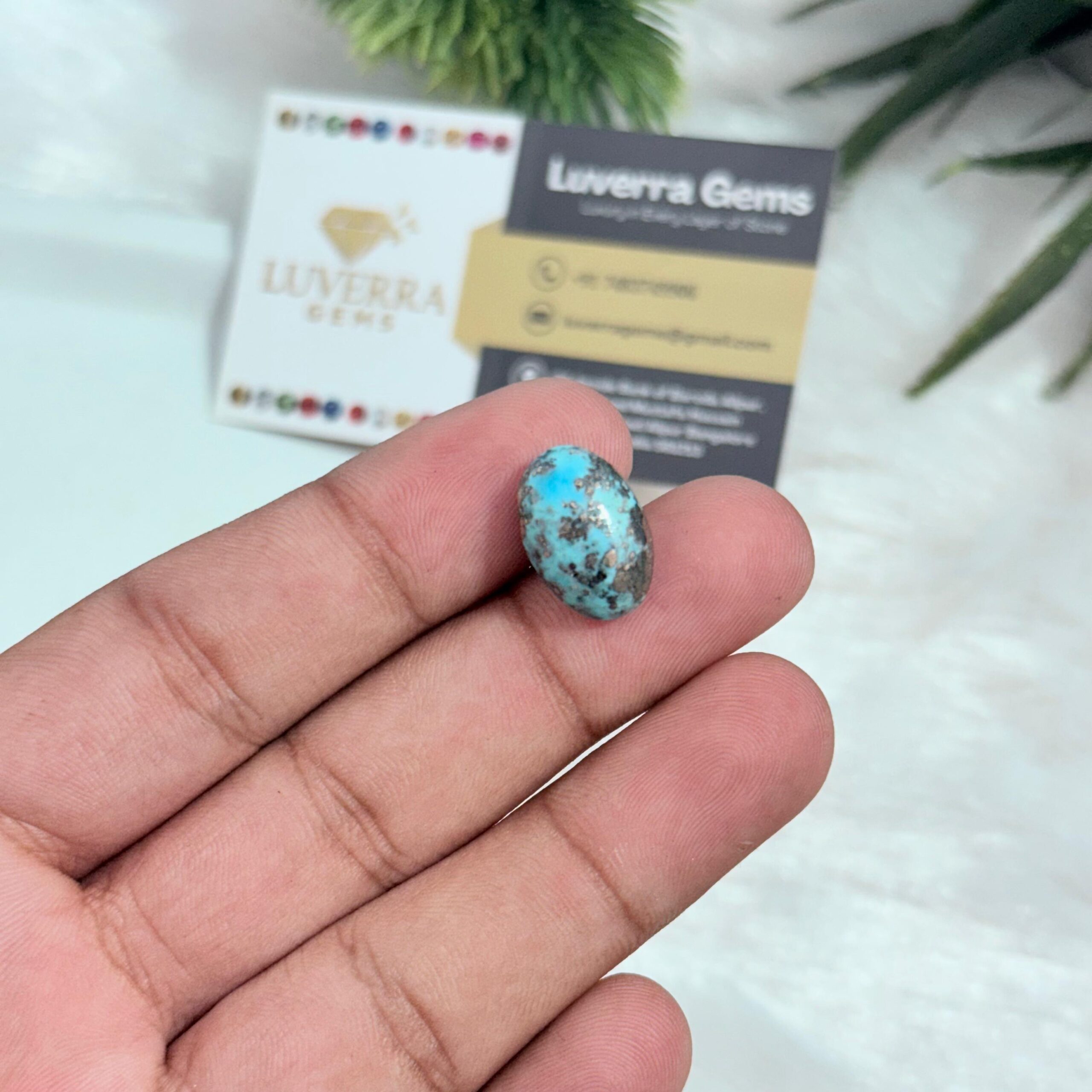 Buy 9.52 Carat / Ratti – Natural Irani Feroza Gemstone | Powerful Healing & Energy Stone