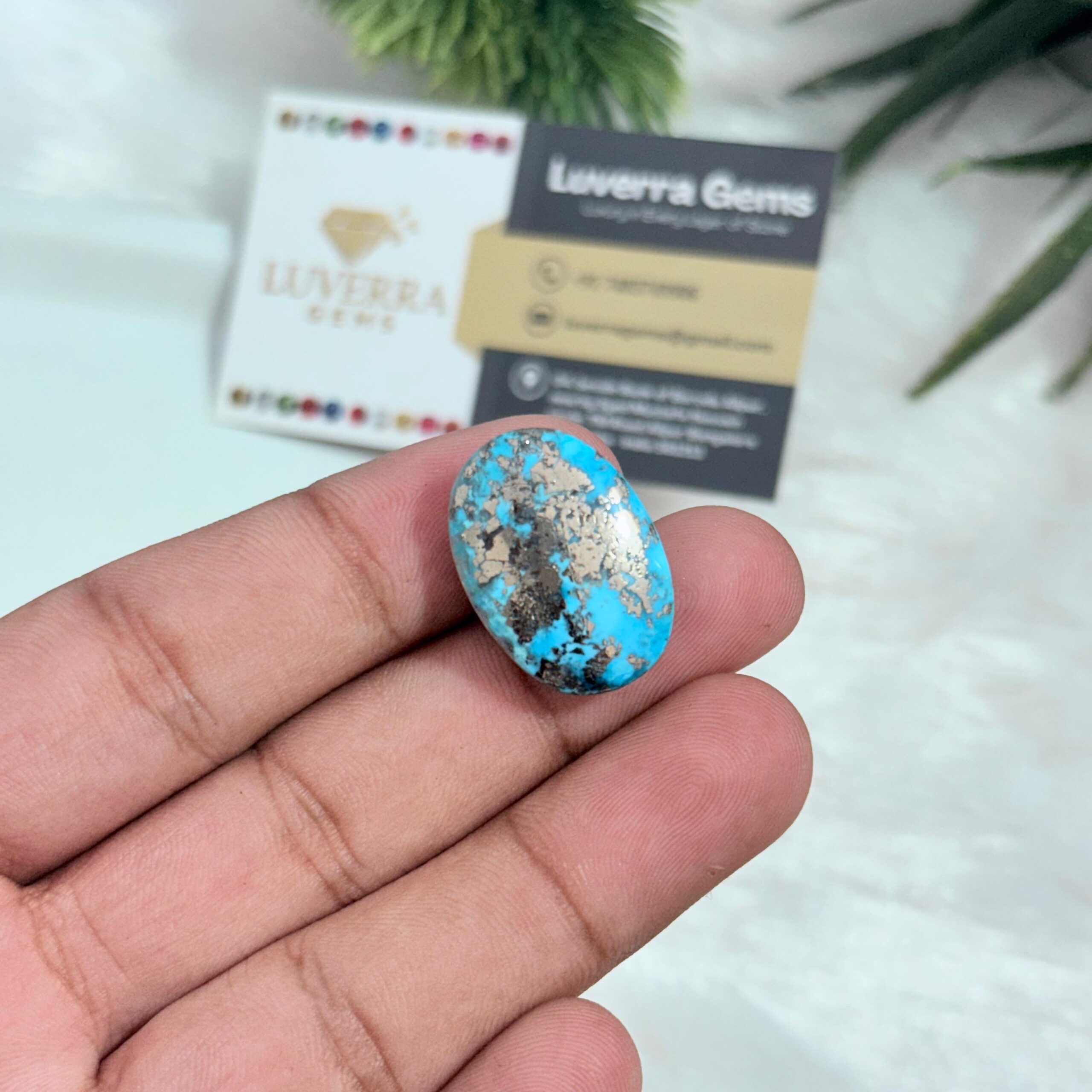 Buy 26.72 Carat / Ratti – Natural Irani Feroza Gemstone | Powerful Healing & Energy Stone