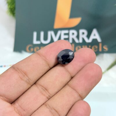 Natural Blue Sapphire 6.12 Carats / Ratti – Certified Neelam Stone from Bangkok (BKK)