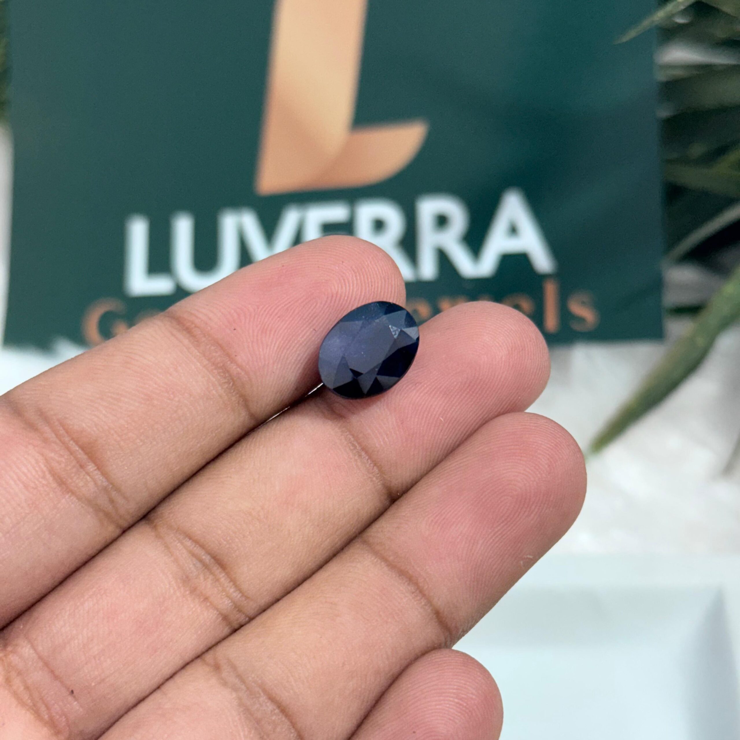 Natural Blue Sapphire 7.81 Carats / Ratti – Certified Neelam Stone from Bangkok (BKK)