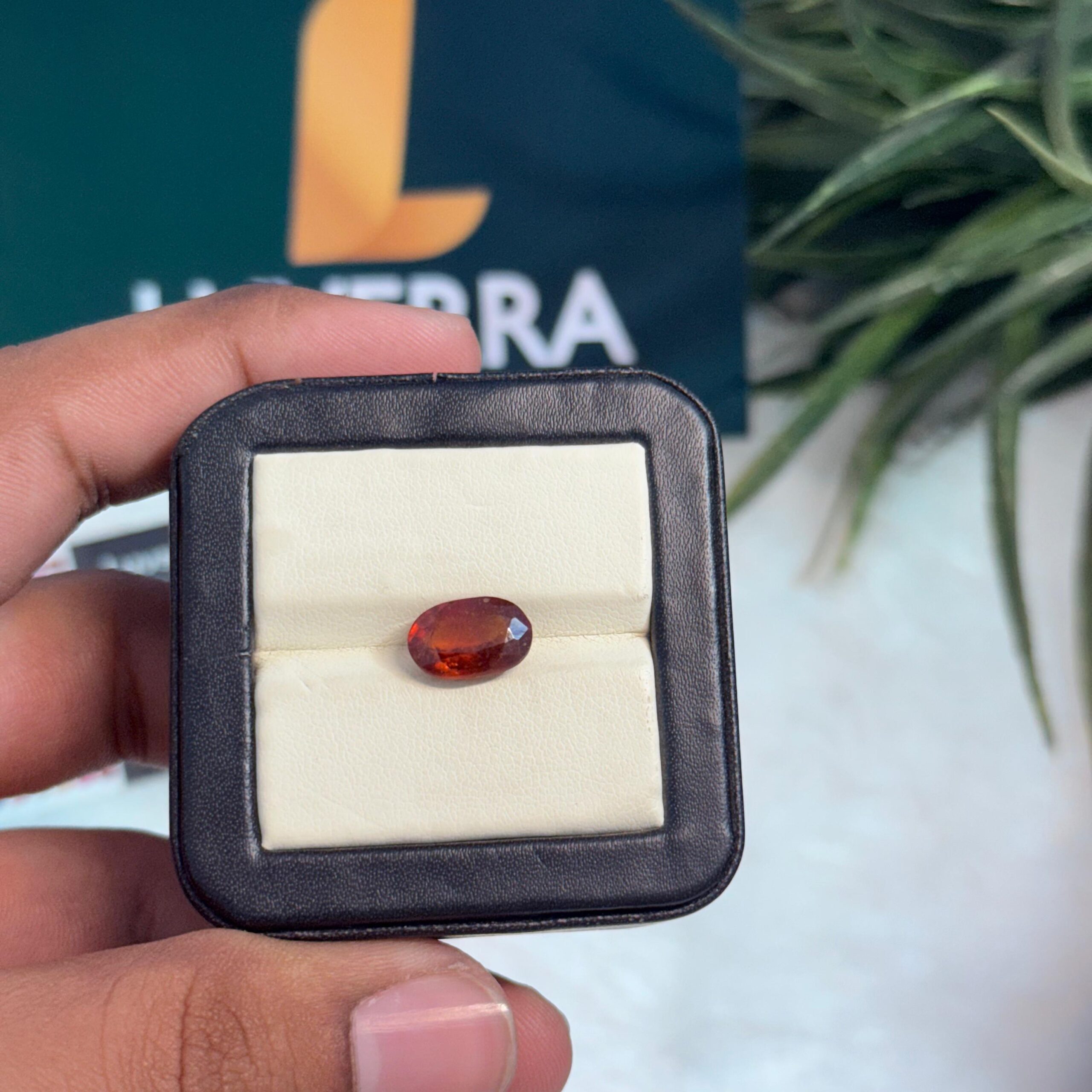 Natural Gomed (Hessonite Garnet) – 5 Carats / Ratti, Lab-Certified Gemstone
