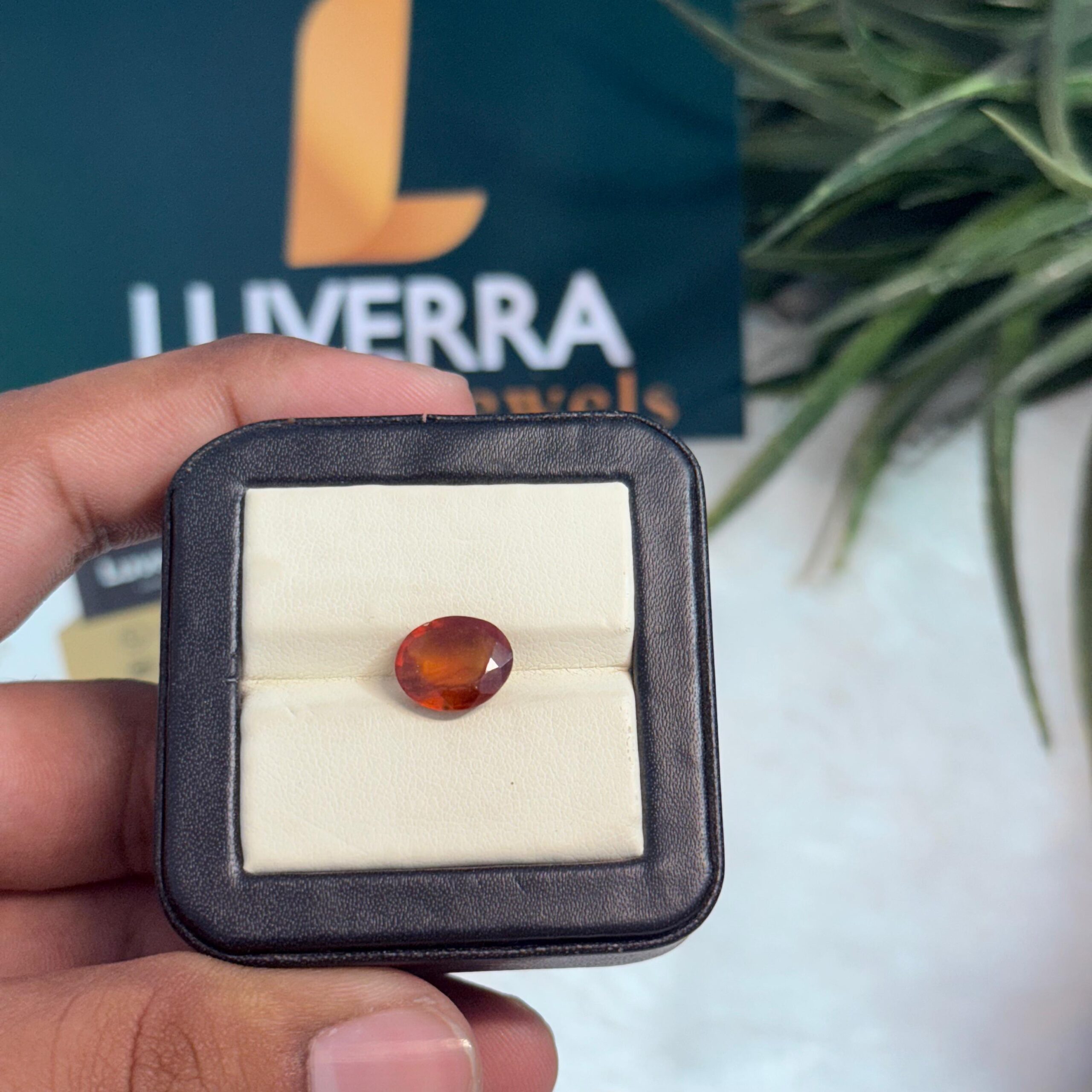 Natural Gomed (Hessonite) 3.75 Carat – Certified Sri Lankan Gemstone for Rahu Remedies, Confidence & Clarity