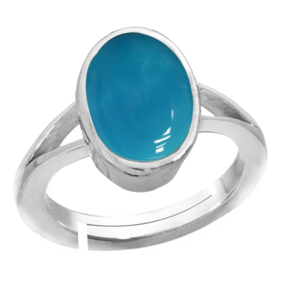 Irani Firoza (Turquoise) Silver Adjustable Ring