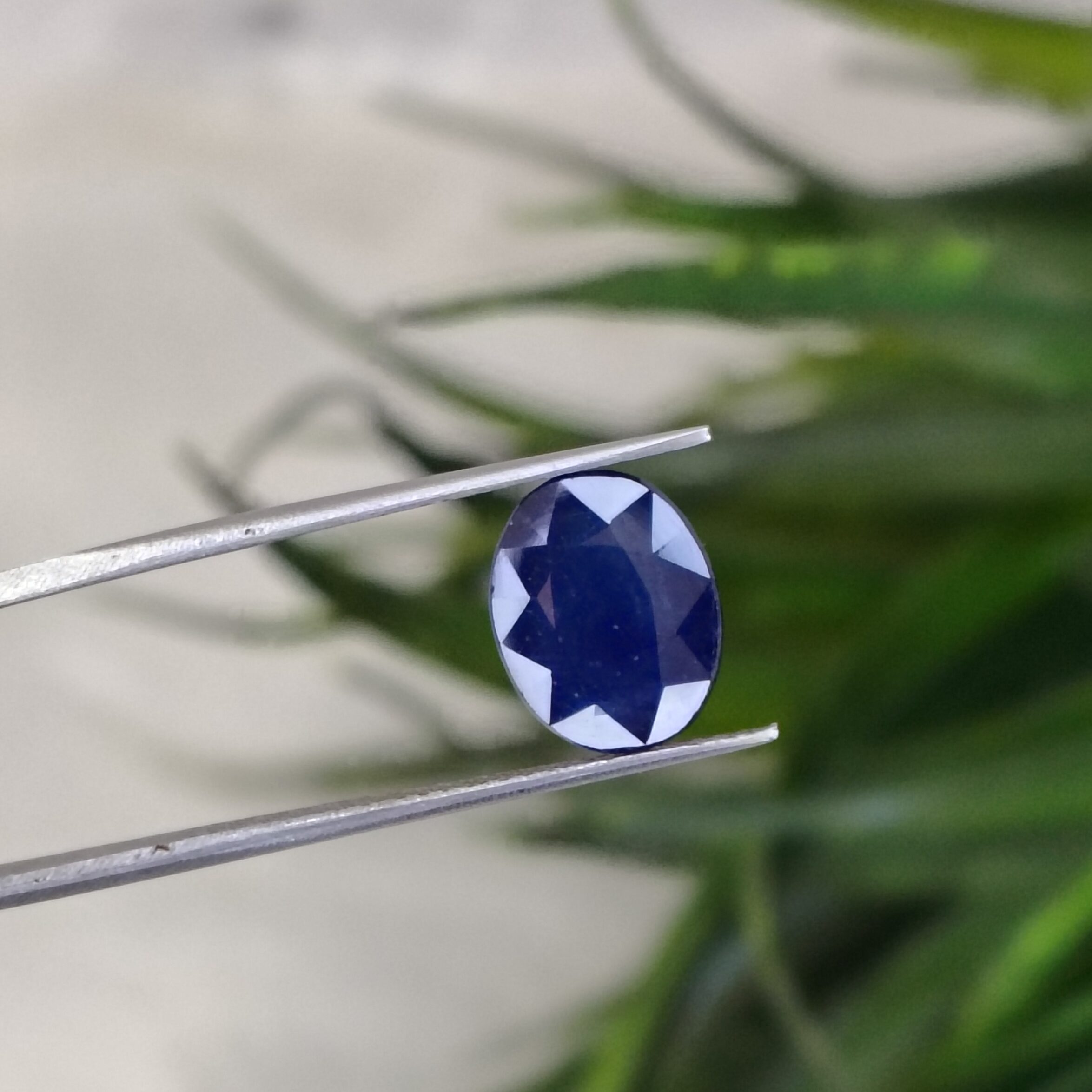 4.055 Carats Natural Blue Sapphire (Neelam)