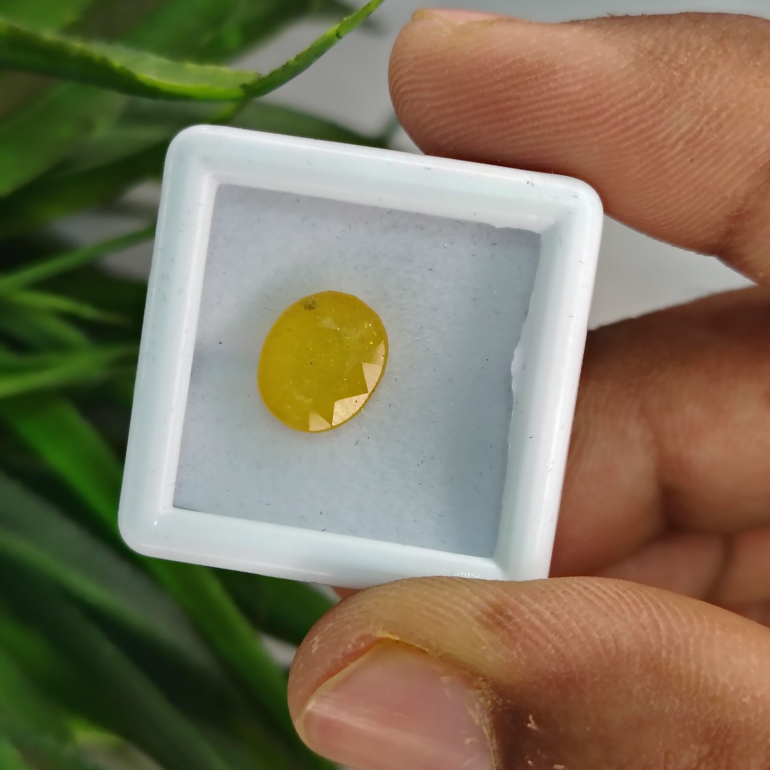 4.750 Carats Natural Yellow Sapphire (Pukhraj)