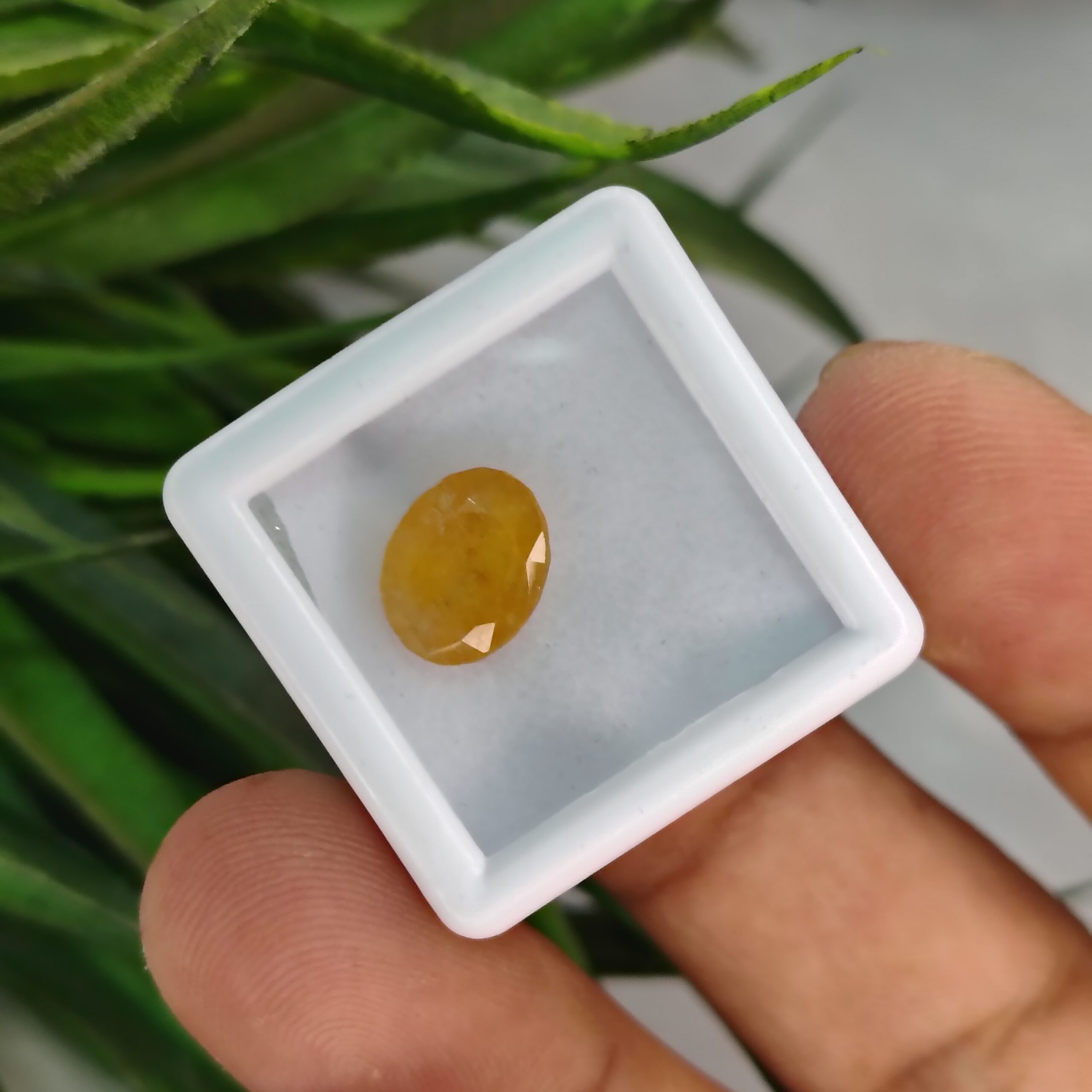 5.400 Carats Natural Yellow Sapphire (Pukhraj)