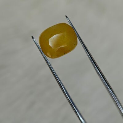 8.40 Carat Natural Yellow Sapphire