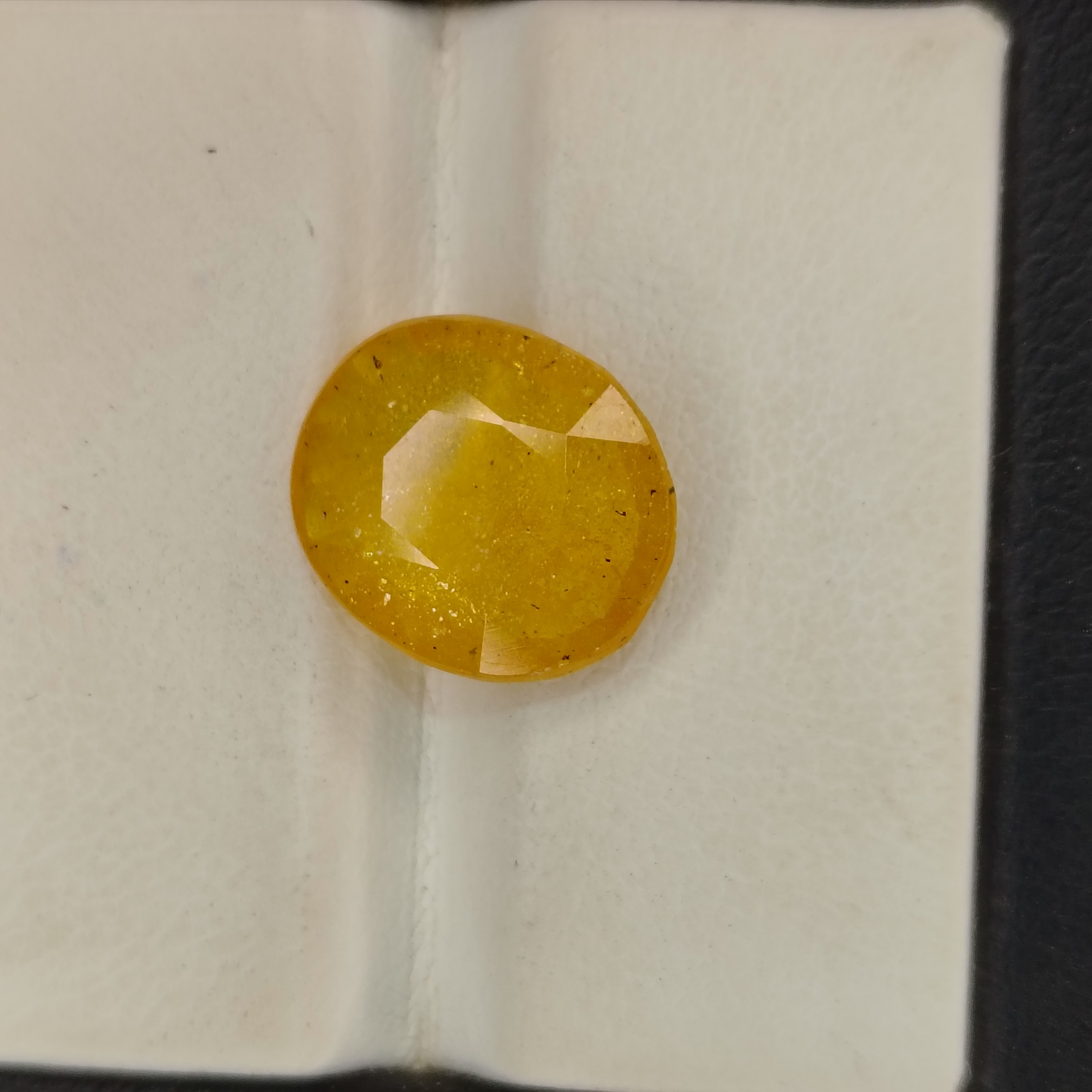 5.40 Carat Natural Yellow Sapphire