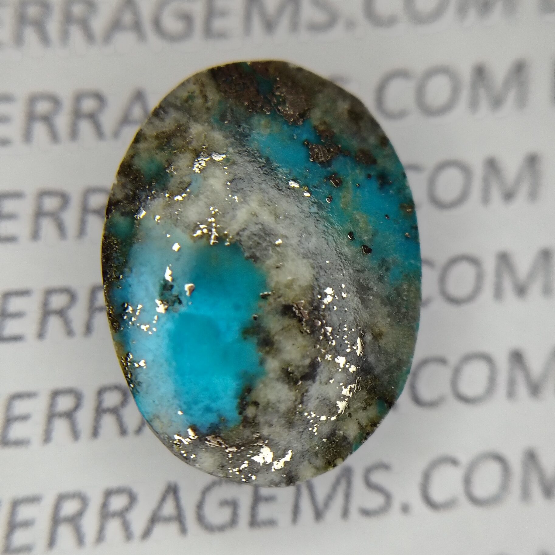 11.500 Carat Natural Irani Feroza (Turquoise) – Certified Original Turquoise Stone for Luck