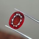 5.500 Carat Natural Gomed (Hessonite) – Certified Original Rahu Gemstone for Protection, Stability & Financial Growth