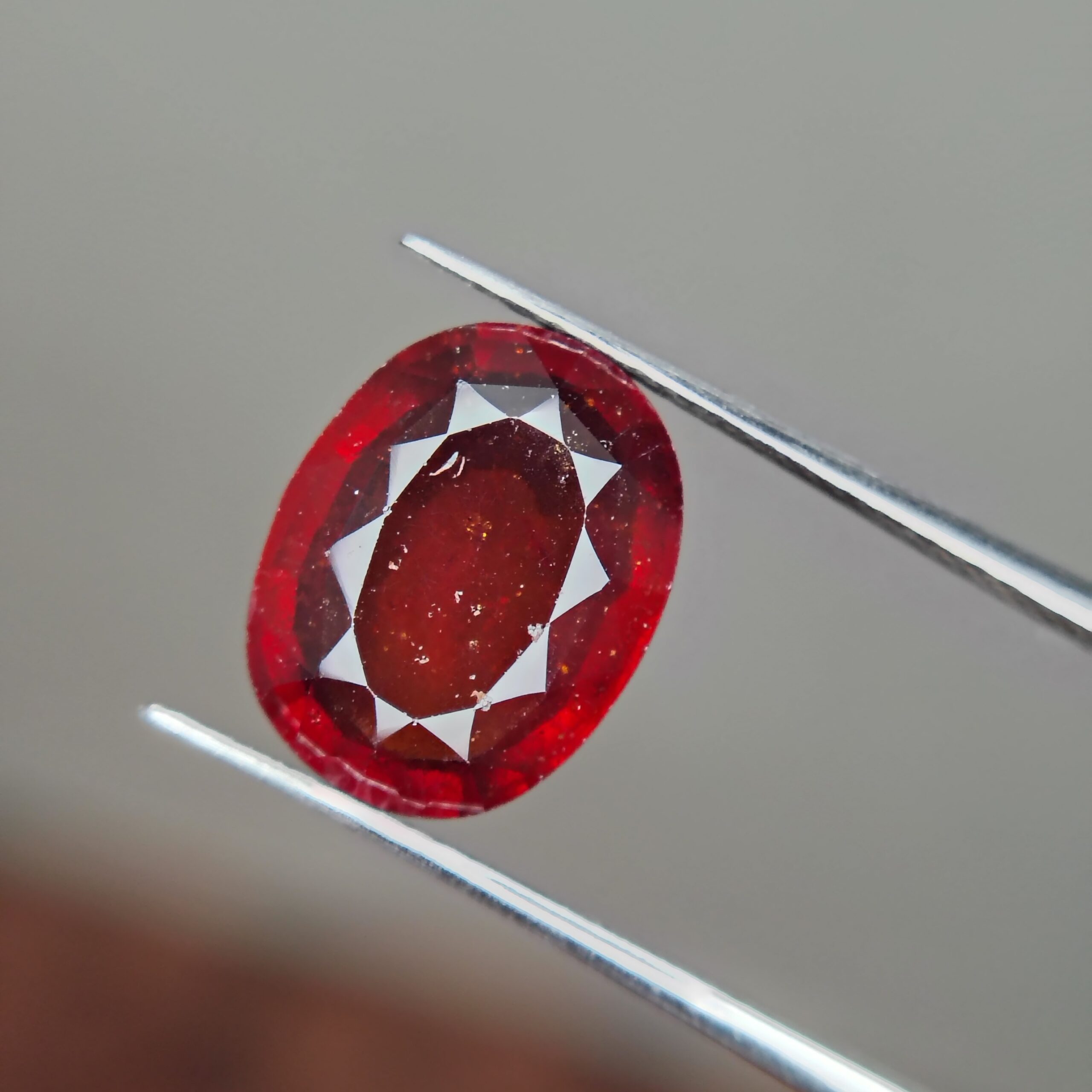 5.500 Carat Natural Gomed (Hessonite) – Certified Original Rahu Gemstone for Protection, Stability & Financial Growth
