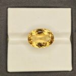 5.100 Carat Natural Yellow Topaz (Citrine) – Certified Gemstone for Success, Positivity & Prosperity